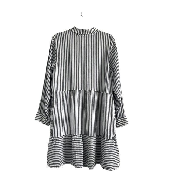 Tommy Bahama St. Lucia Dress sz Large Stripe Cover-up Coastal Boho Chic Outdoor - Picture 4 of 12